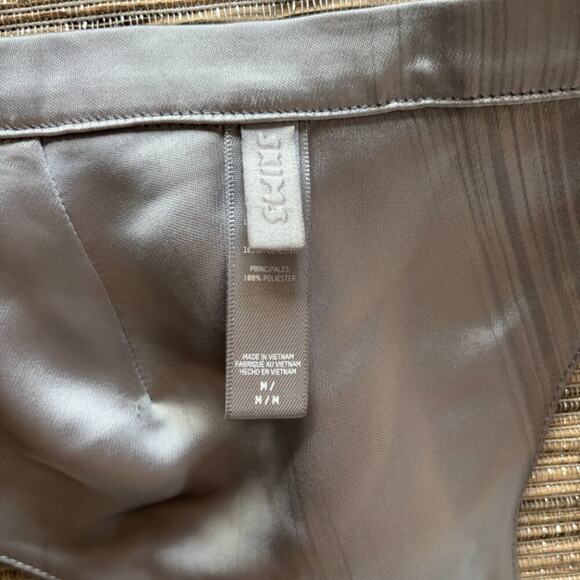 SKIMS | Women’s Silver Gray Scoop Bralette Adjustable Straps Size Medium - Picture 3 of 5